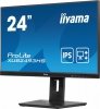 IIYAMA Monitor ProLite 23.8 cala XUB2493HS-B6 A, IPS, HDMI, DP, 2x2W, HAS, 300cd^m2, obrót stopy 120 stopni